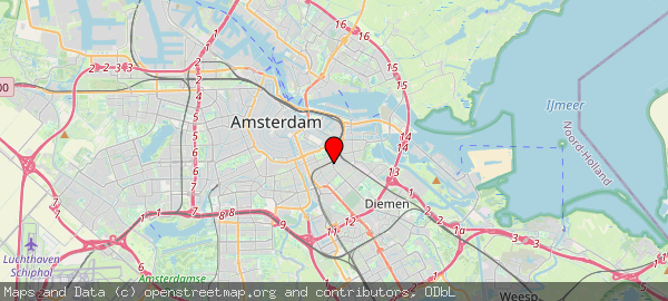 Land van Cocagneplein 3, 1093NB Amsterdam, Nederland
